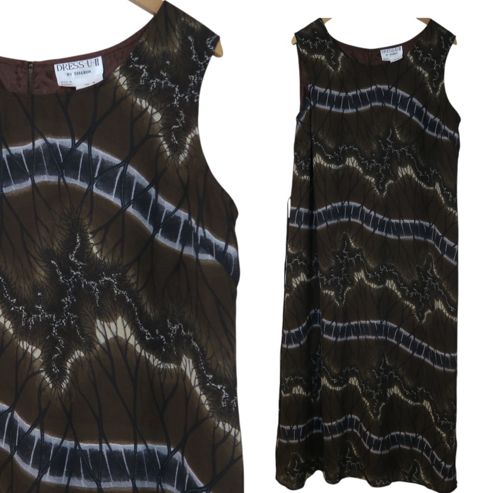 Dress-U-II by Sharon Maxi Dress Artsy Sleeveless Safari